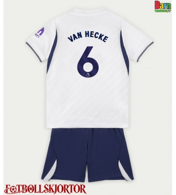 Tottenham Hotspur Jan Paul van Hecke #6 Hemmakläder Barn 2026-27 Kortärmad (+ Korta byxor)